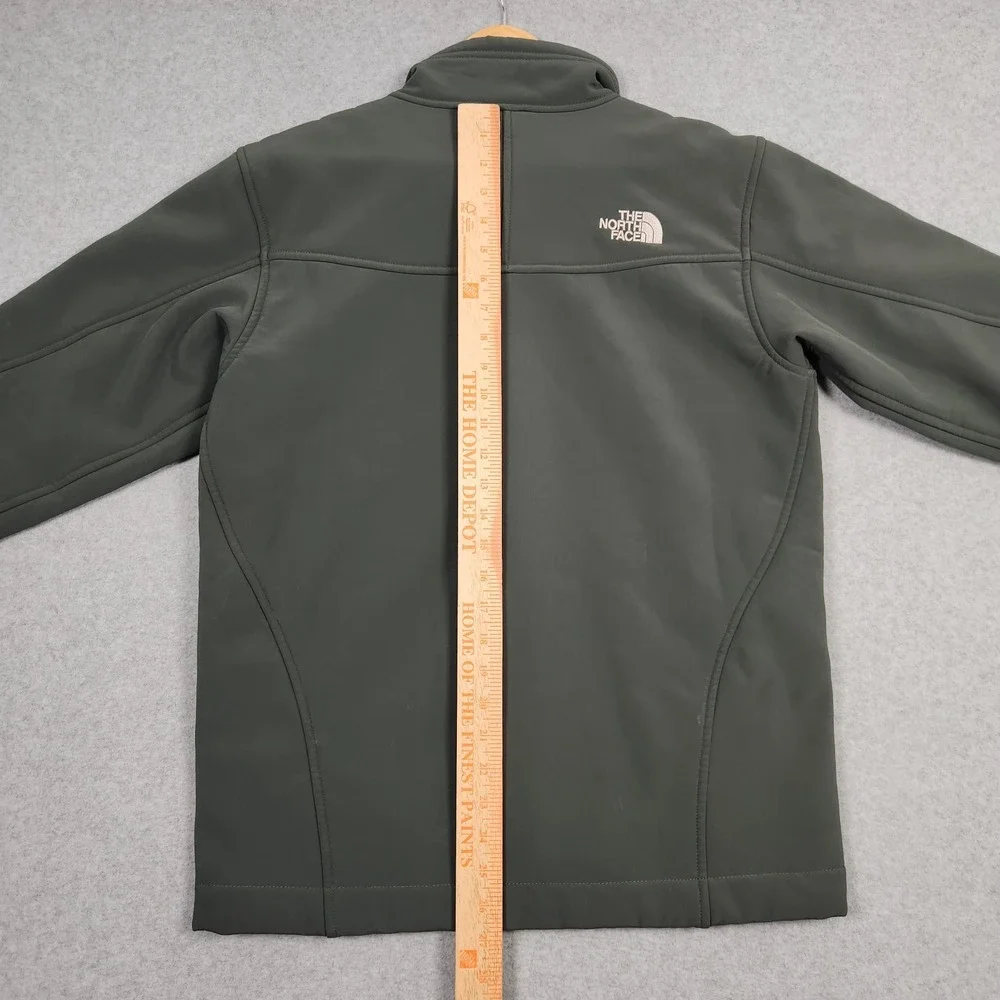 The North Face Softshell Jacket Mens Small Green Apex Risor Summit Series Lined